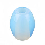 18x13mm Natural Gemstone Barrel Beads 4mm Large Hole Drum Oval Stone for DIY Jewelry Making