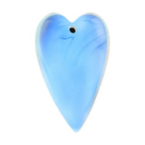 Heart Pendant for DIY Making Jewelry Necklace Healing Chakra Crystal Teardrop 25x40mm Charms Valentine Mother