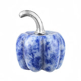 20mm Mini Crystal Pumpkin Pendant Gemstone Charm for Halloween Home office Decoration Handmade Craved