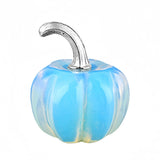 20mm Mini Crystal Pumpkin Pendant Gemstone Charm for Halloween Home office Decoration Handmade Craved