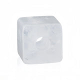 16mm Gemstone Cube Beads for DIY Making Jewelry Drilled 5MM Big Hole Loose Square Crystal Beads #SZ0169