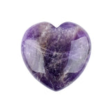 40mm Natural Crystal Puffy Heart Stones - Carved Gemstone Pocket Palm Stone for Reiki Healing, Chakra Balancing, Meditation & Home Decor #SP0046