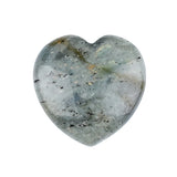 40mm Natural Crystal Puffy Heart Stones - Carved Gemstone Pocket Palm Stone for Reiki Healing, Chakra Balancing, Meditation & Home Decor #SP0046