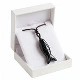 Hand Carved Gemstone Fish Necklace Boho Crystal Pendant Healing Crystal Jewelry for Her/Him Adjustable Gift Box