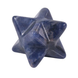 Mini Merkabah Energy Balance Stones, 20mm Polished Healing Quartz Crystals Talisman, Wicca Spiritual Protection Pocket Palm Stone