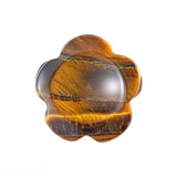 Natural Crystal 36mm Flower Pocket Palm Stone Healing Worry Stone for Meditation & Anxiety Relief -#SP2056