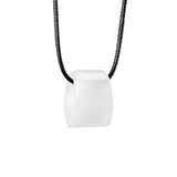 Trendy Geometric Trapezoid Crystal Pendant Necklace Unisex Healing Chakra Choker Adjustable Rope Energy Jewelry Women Men #SN2027
