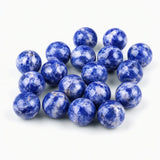 16PCS 16MM Mixed Natural Crystal Sphere No Hole Undrilled Gemstone Ball Kit for Healing Meditation Home Decoration