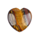 40mm Natural Crystal Puffy Heart Stones - Carved Gemstone Pocket Palm Stone for Reiki Healing, Chakra Balancing, Meditation & Home Decor #SP0046