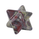 Mini Merkabah Energy Balance Stones, 20mm Polished Healing Quartz Crystals Talisman, Wicca Spiritual Protection Pocket Palm Stone
