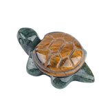 22X35mm Cute Gemstone Turtle Figurine Ornaments Healing Stone Decoration for Home Office
