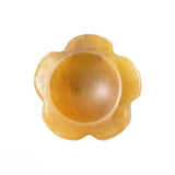 Natural Crystal 36mm Flower Pocket Palm Stone Healing Worry Stone for Meditation & Anxiety Relief -#SP2056