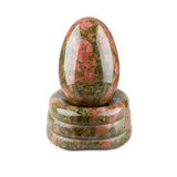 Polished Crystal Egg Matching Base 20X30mm Gemstone Healing Decor for Meditation, Crystal Collection & Spiritual