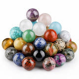 25mm Natural Polished Gemstone Sphere Ball Healing Crystal Reiki Chakra Stone Home Decor