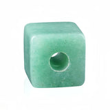 16mm Gemstone Cube Beads for DIY Making Jewelry Drilled 5MM Big Hole Loose Square Crystal Beads #SZ0169