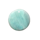 Vintage Natural Stone Circle Coin Pendants, Flat Round Quartz Quartz Gemstone Disk Charms, Handmade Crafting Findings for Wire Wrapping