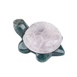 22X35mm Cute Gemstone Turtle Figurine Ornaments Healing Stone Decoration for Home Office