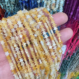 6mm Loose Heart Shape Gemstone Beads (Approx 74Pcs/Strand) for DIY Making Jewelr #SZ0037