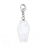 Handcrafted Healing Crystal Coffin Pendant Bag Tag Charms #SP1378