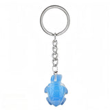 Cute Sea Turtle Keychain – Healing Crystal Keyring Accessory for Daily Carry KC2311