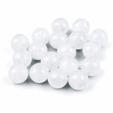 16PCS 16MM Mixed Natural Crystal Sphere No Hole Undrilled Gemstone Ball Kit for Healing Meditation Home Decoration