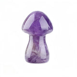 Handmade Healing Crystal Mushroom Figurine – Natural Gemstone Pocket Decor & Home Altar Ornament #SP1084
