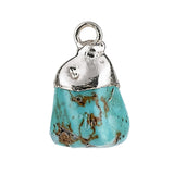 Natural Raw Crystal Gemstone Pendant Irregular Rough Stone Healing Quartz Charms Gold Plated Cap for DIY Jewelry Making