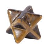 Mini Merkabah Energy Balance Stones, 20mm Polished Healing Quartz Crystals Talisman, Wicca Spiritual Protection Pocket Palm Stone
