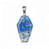 Handcrafted Healing Crystal Coffin Pendant - Unique Wiccan & Spiritual Jewelry Gift #SP1378