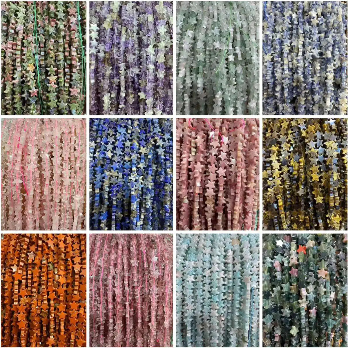 8mm Loose Heart Shape Gemstone Beads (Approx 56Pcs/Strand) for DIY Making Jewelr #SZ0037