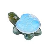 22X35mm Cute Gemstone Turtle Figurine Ornaments Healing Stone Decoration for Home Office