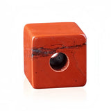 16mm Gemstone Cube Beads for DIY Making Jewelry Drilled 5MM Big Hole Loose Square Crystal Beads #SZ0169