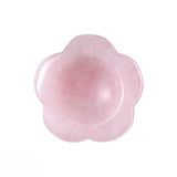 Natural Crystal 36mm Flower Pocket Palm Stone Healing Worry Stone for Meditation & Anxiety Relief -#SP2056