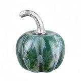 20mm Mini Crystal Pumpkin Pendant Gemstone Charm for Halloween Home office Decoration Handmade Craved