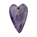 Heart Pendant for DIY Making Jewelry Necklace Healing Chakra Crystal Teardrop 25x40mm Charms Valentine Mother