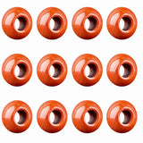 Wholesale 12PCS Round Gemstone Beads Drilled 5mm Large Hole Polished Stone Ball for DIY Jewelry Making