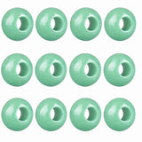 Wholesale 12PCS Round Gemstone Beads Drilled 5mm Large Hole Polished Stone Ball for DIY Jewelry Making