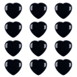 Crystal Puffy Heart Stones 20mm Geometric Pocket Stones for Meditation Chakra Balancing 12PCS In Velvet Bag